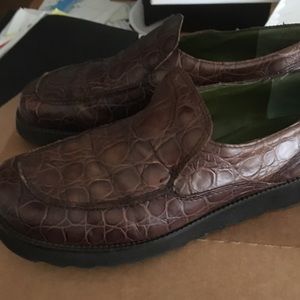 Donald J Pliner brown leather shoes 10( 40eu)